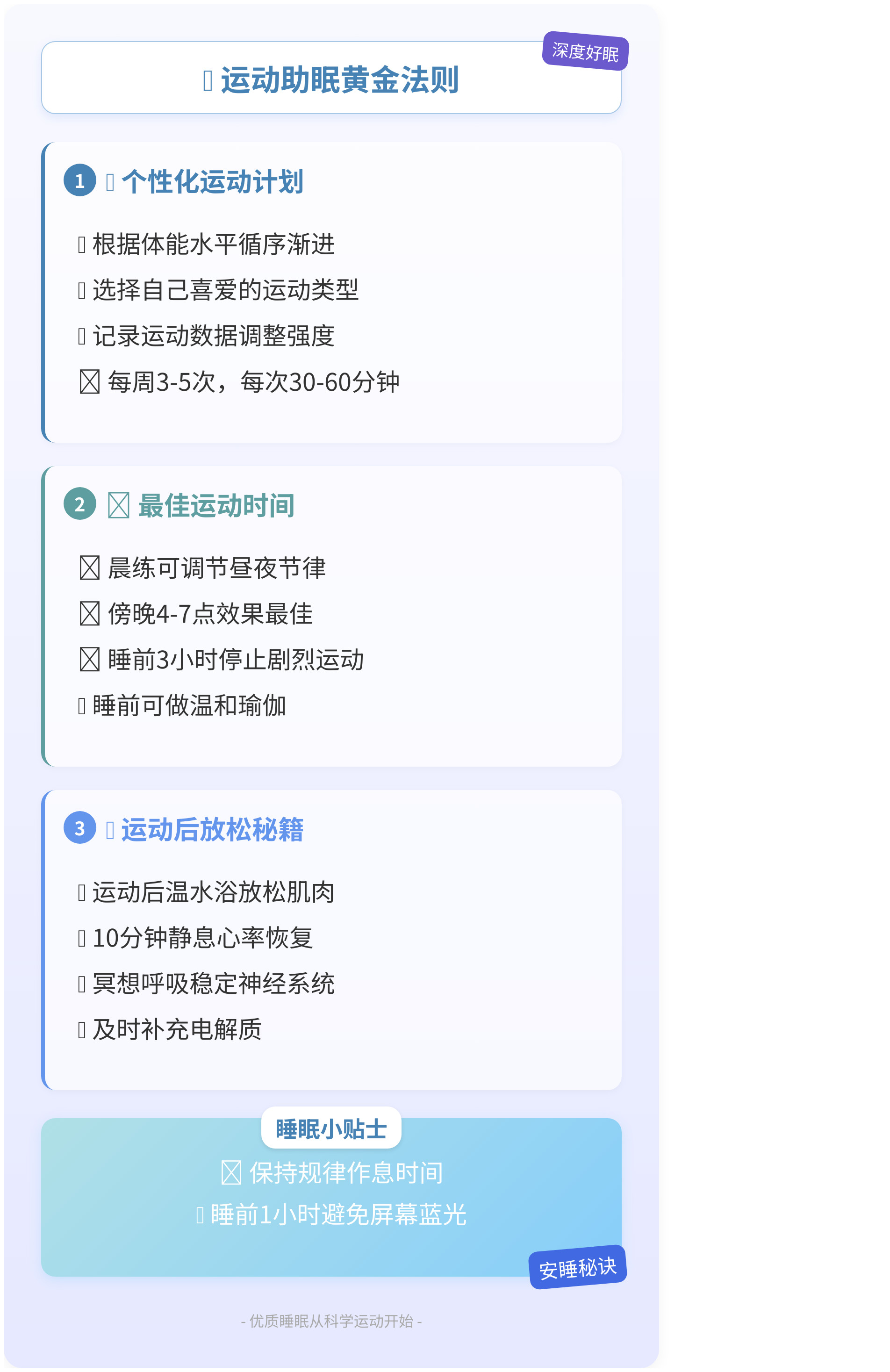 睡眠质量调查：运动人群深睡时间更长 